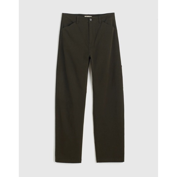 NWT Madewell‎ The Balloon Pant Midnight Olive 28 Petite Twill Barrel Utility - Picture 15 of 15
